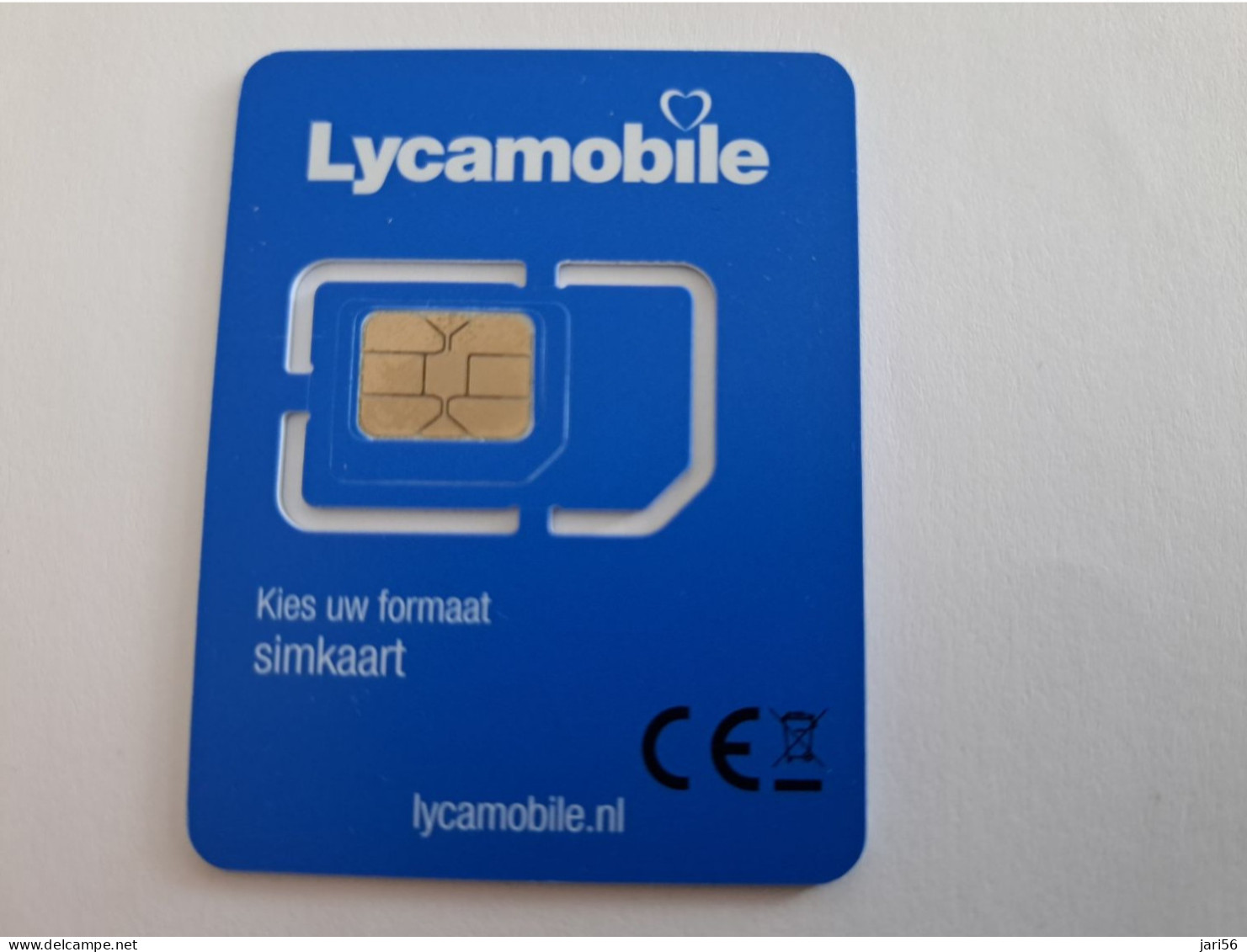 NETHERLANDS  GSM /SIM CARD LYCAMOBILE/ BLUE CARD    /  MINT   ** 13993** - Openbaar