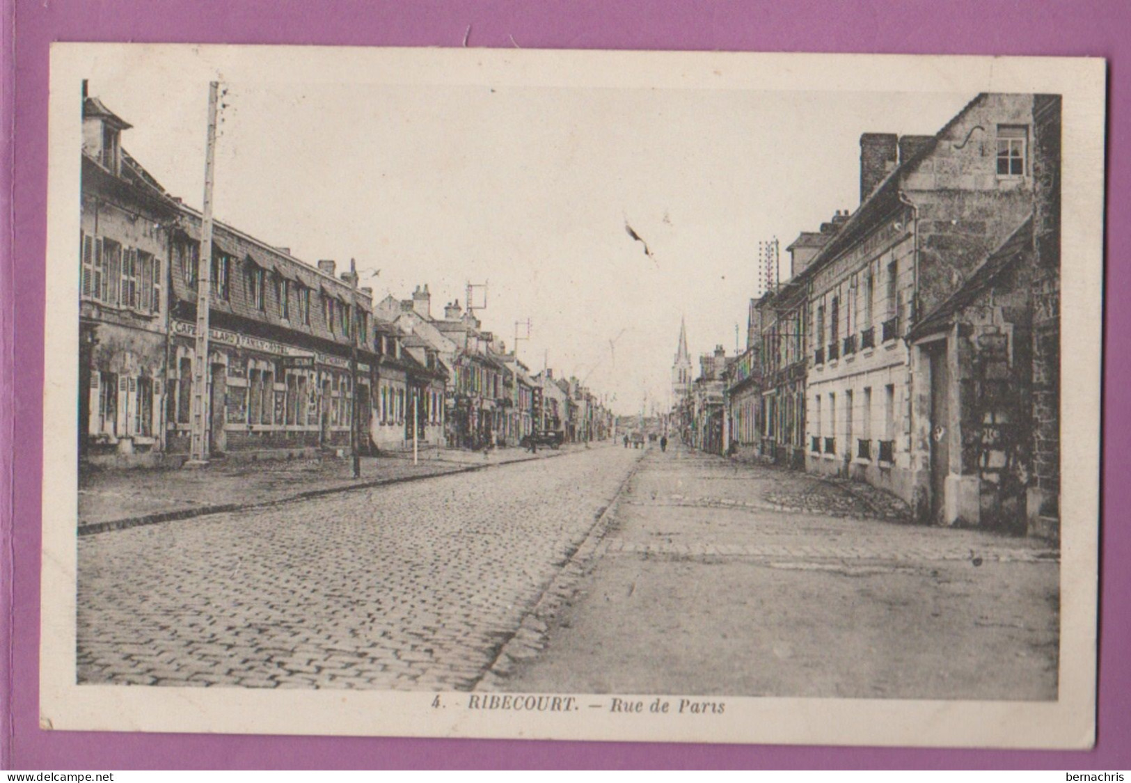 RIBECOURT          Rue De La Gare          60 - Ribecourt Dreslincourt