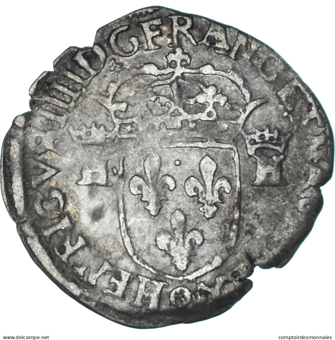 Monnaie, France, Henri IV, Douzain Aux Deux H, Date Incertaine - 1589-1610 Heinrich IV.