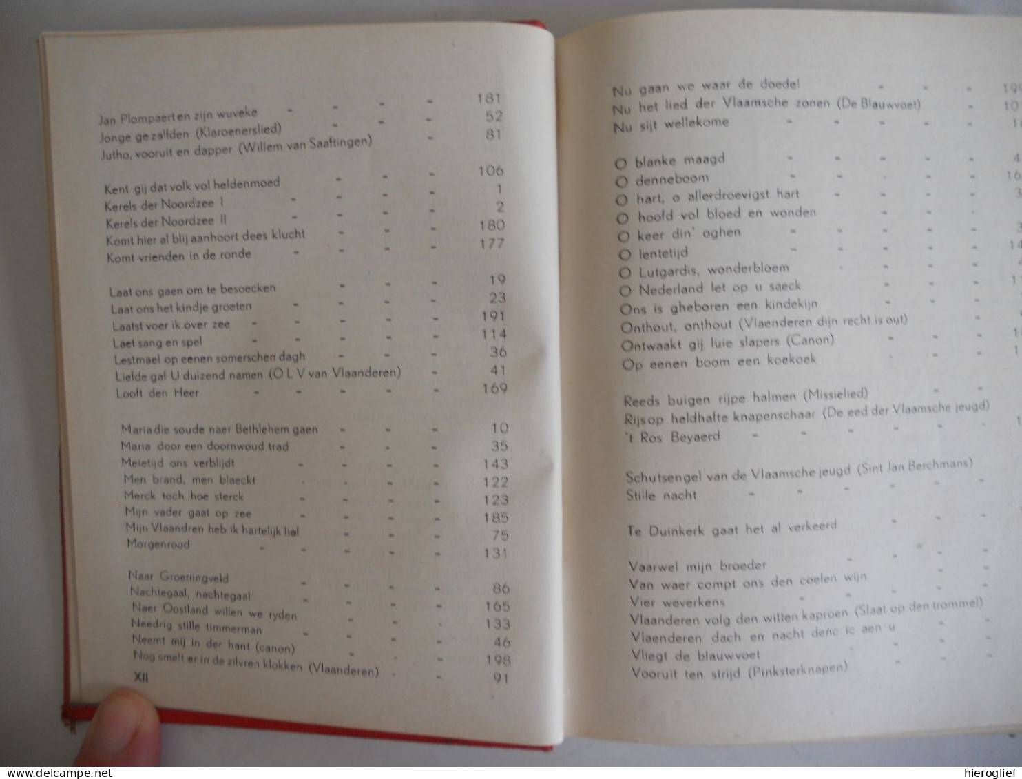 We zingen 'n nieuw lied 1936 uitgave caritas studenten antwerpen + K.S.A. Oostvlaanderen Gent / zang liederen muziek