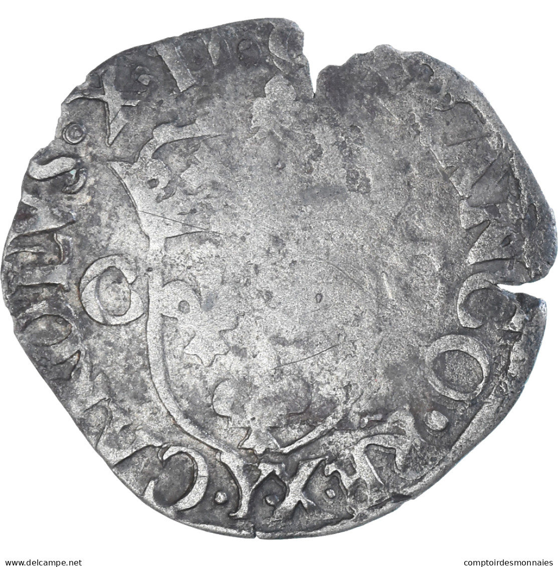 Monnaie, France, Charles X, Douzain, 1590, Bourges, 2nd Type, TB, Billon - 1589-1610 Henry IV The Great