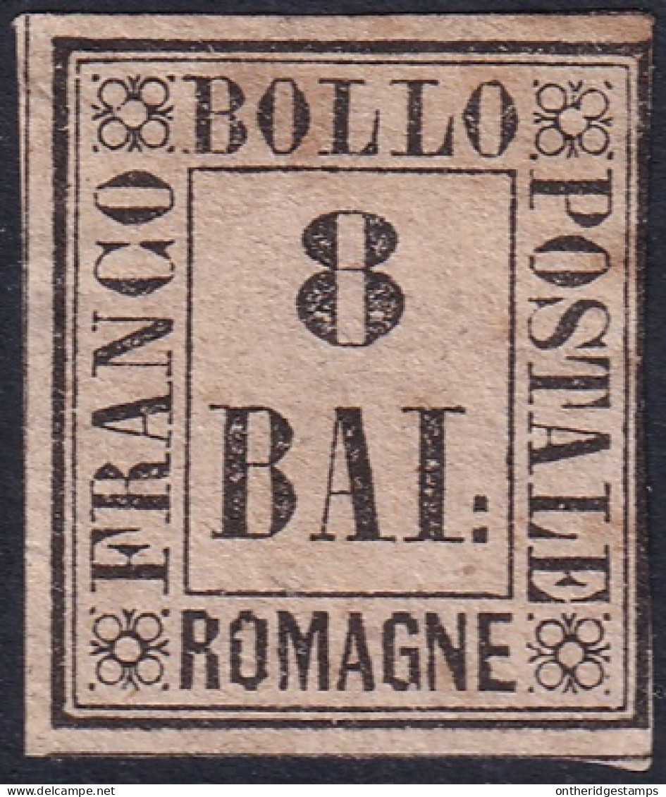 Italy Romagna 1859 Sc 8 Romagne Sa 8 MNG(*) Small Thins - Romagne