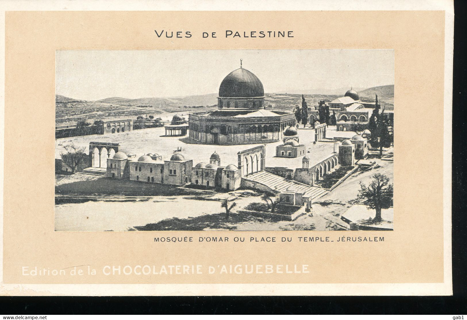 Vues De Palestine --- Mosquee D'Omar Ou Place Du Temple , Jerusalem - Palestine