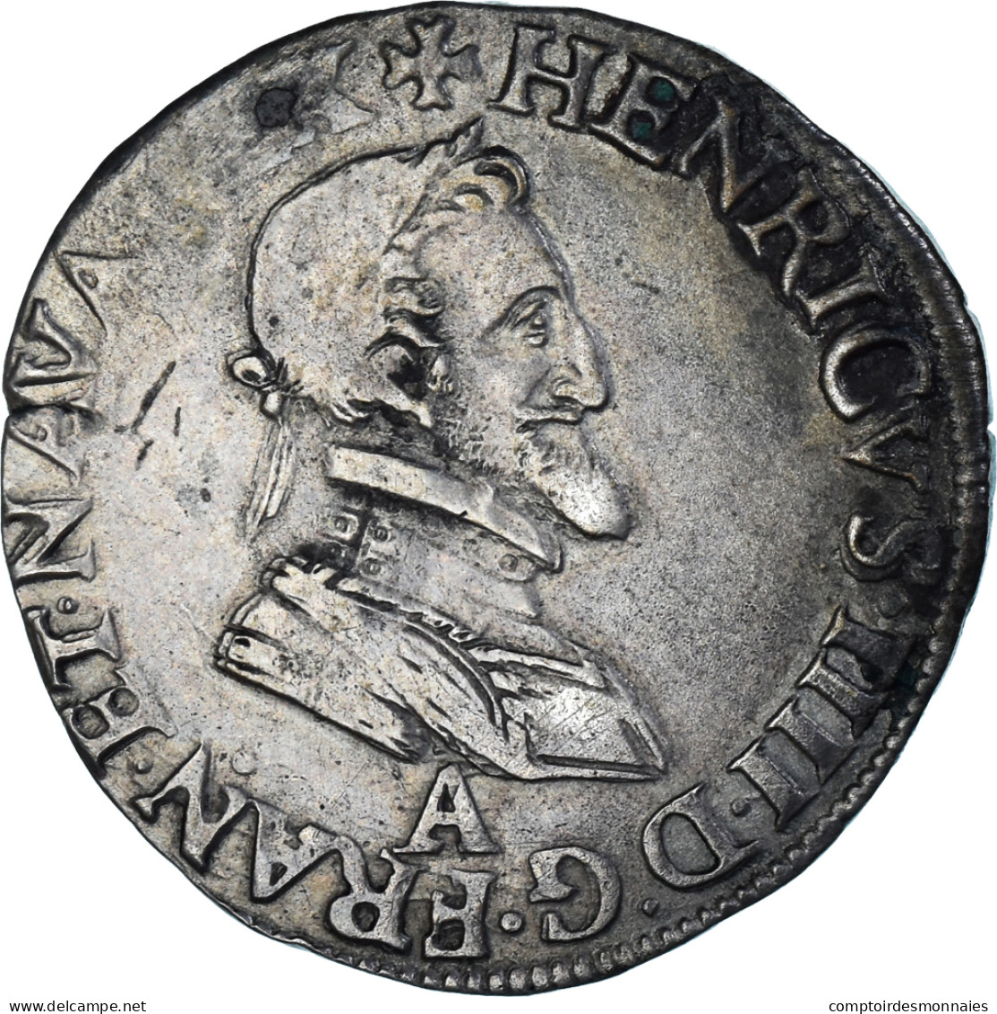 Monnaie, France, Henri IV, 1/2 Franc, 1602, Paris, TB+, Argent, Gadoury:590 - 1589-1610 Henry IV The Great
