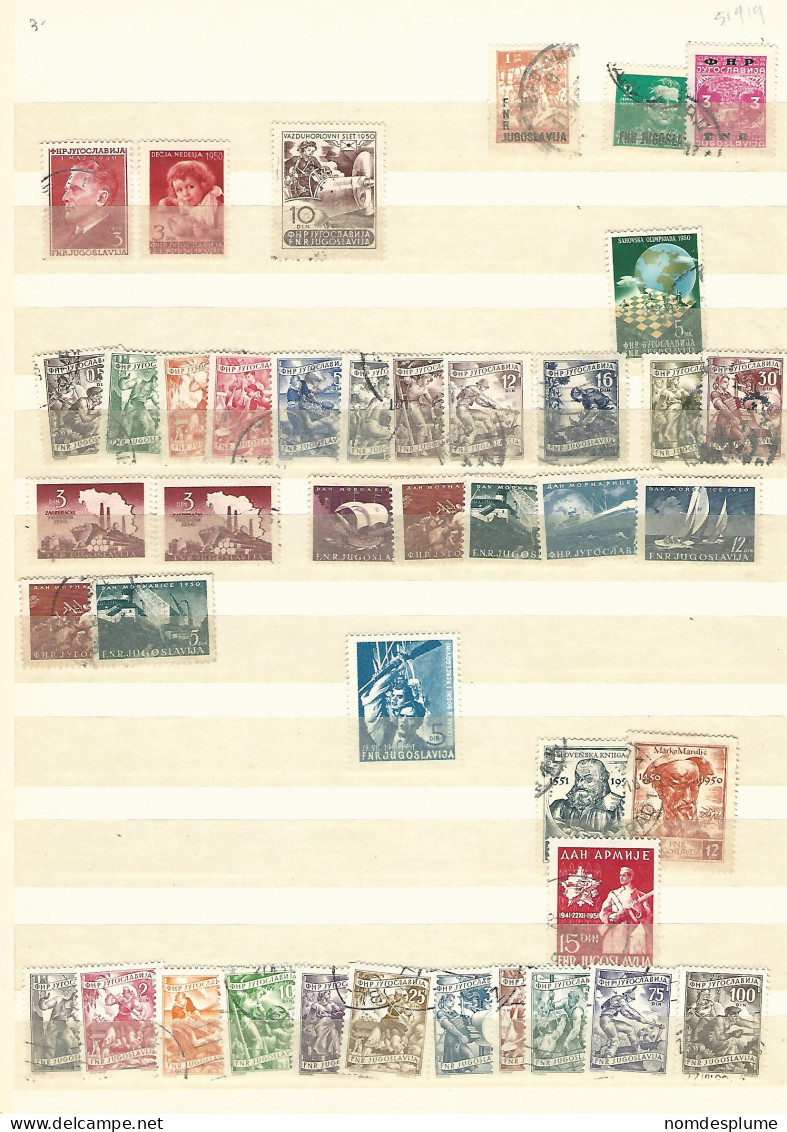 51419 ) Collection Yugoslavia - Verzamelingen & Reeksen