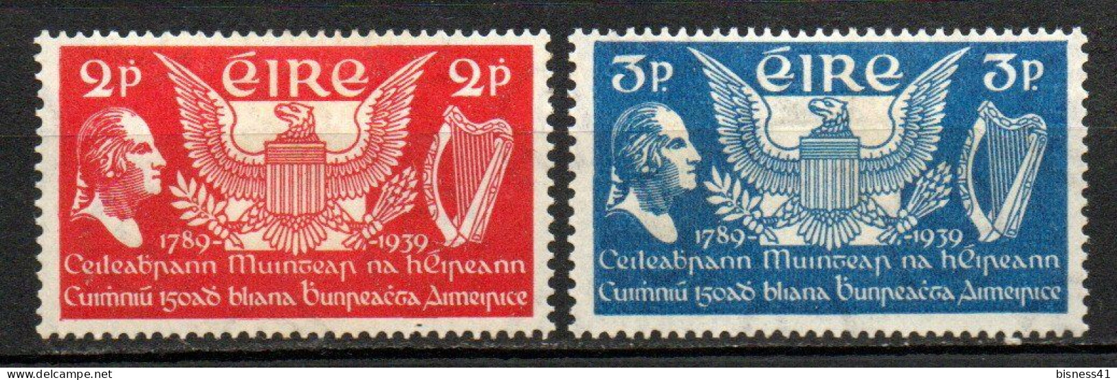 Col33 Irlande Ireland Éireann  1939  N° 75 & 76 Neuf X MH  Cote : 11,00€ - Ongebruikt