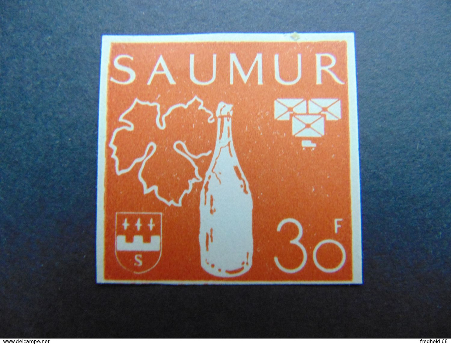Très Belle Vignette émise Pour Faire Face à La Grève Des Postes à Saumur De 1953 - Faciale De 30 Francs - Stamps