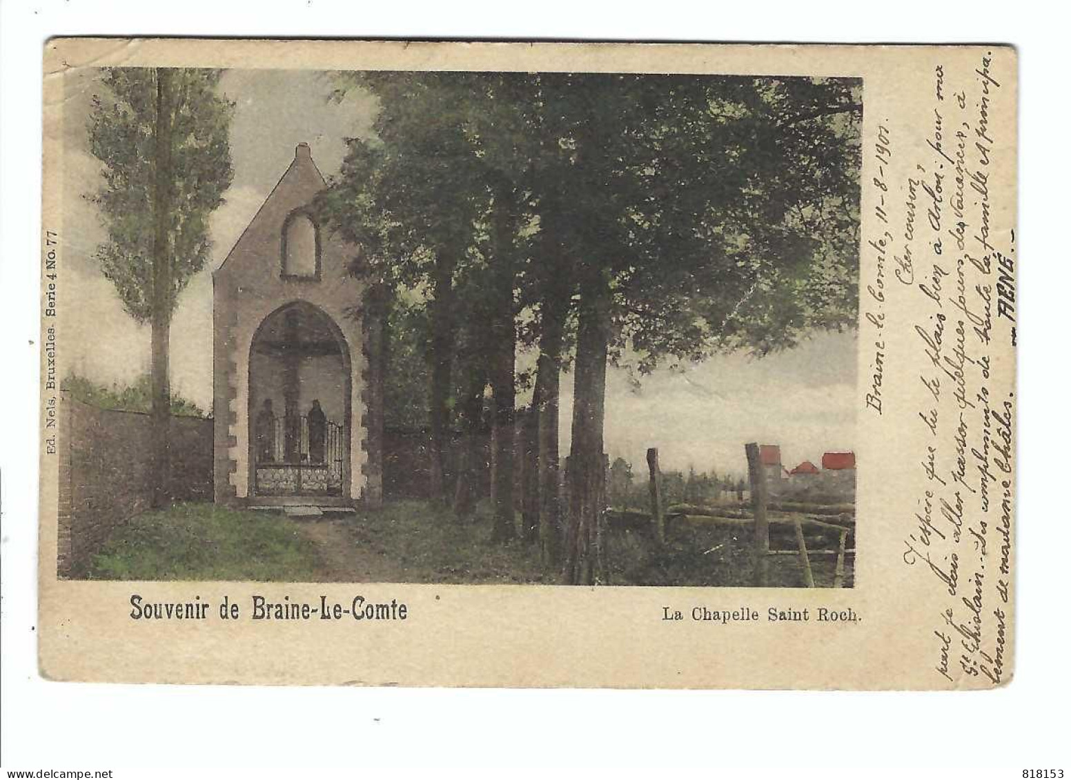 Braine-le-Comte  - La Chapelle Saint Roch  1901 - Braine-le-Comte