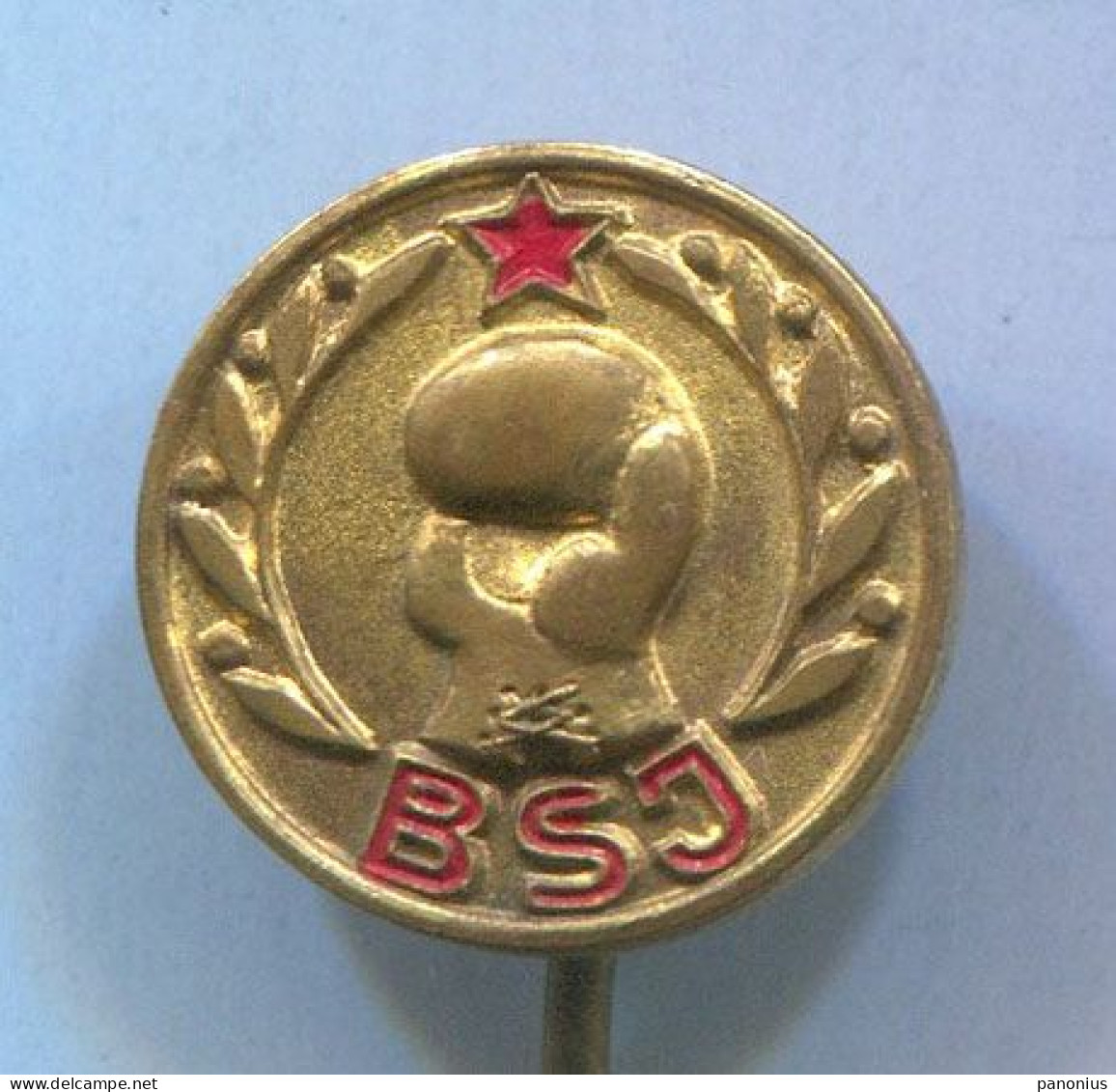 Boxing Box Boxen Pugilato - BSJ Yugoslavia Federation Association, Vintage Pin  Badge  Abzeichen - Boxeo