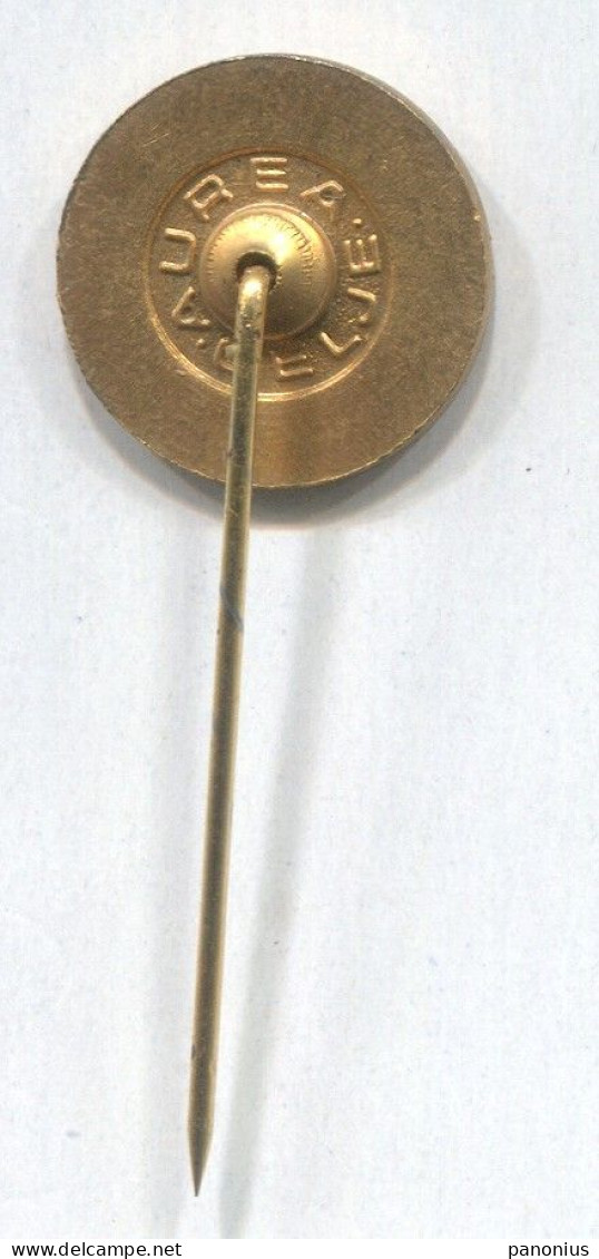 Weightlifting Gewichtheben - European Federation Association, Vintage Pin, Badge, Abzeichen - Haltérophilie