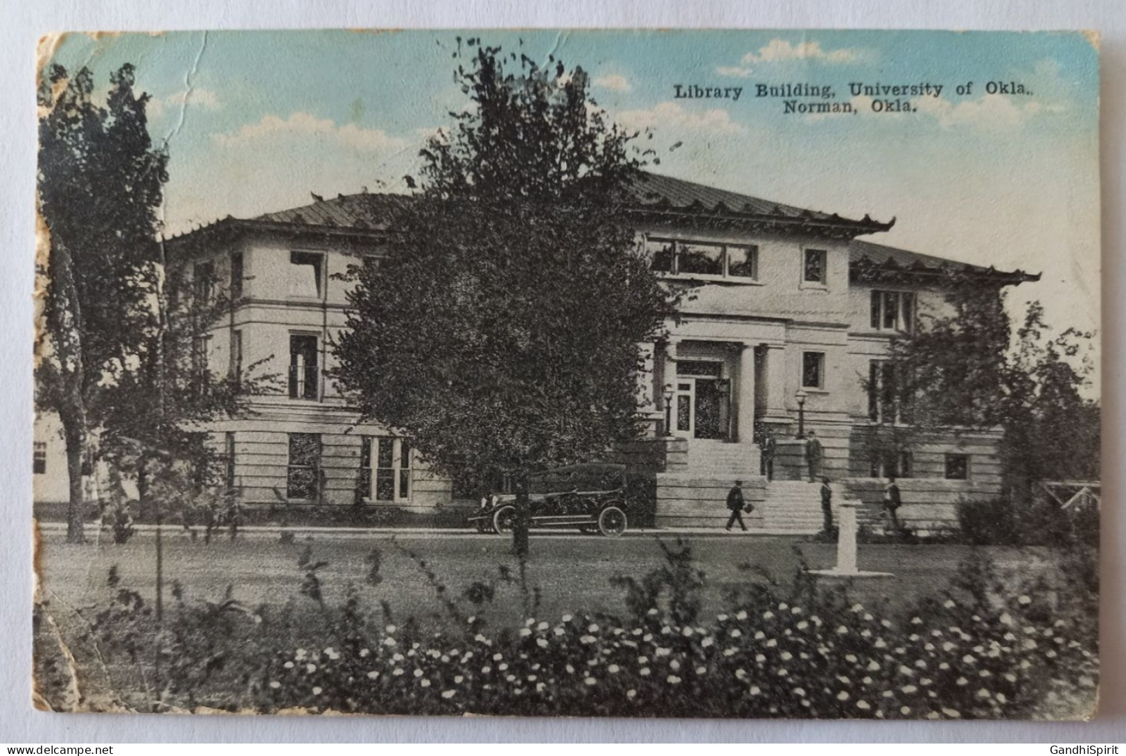 Norman - Library Building, Car - University Of Oklahoma - Autres & Non Classés