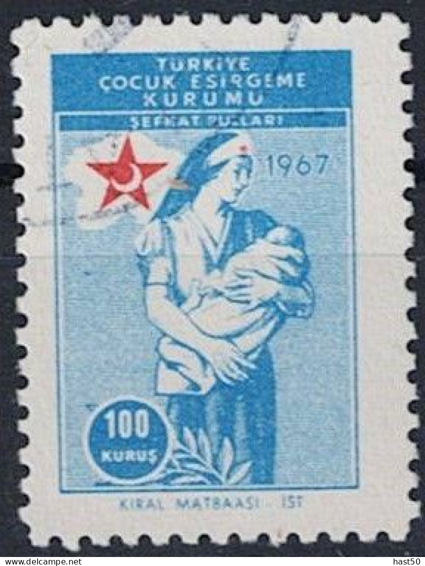 Türkei Turkey Turquie - Kinderhilfe Motiv Zu Nicht Amtlich 1967 - Gest. Used Obl - Wohlfahrtsmarken