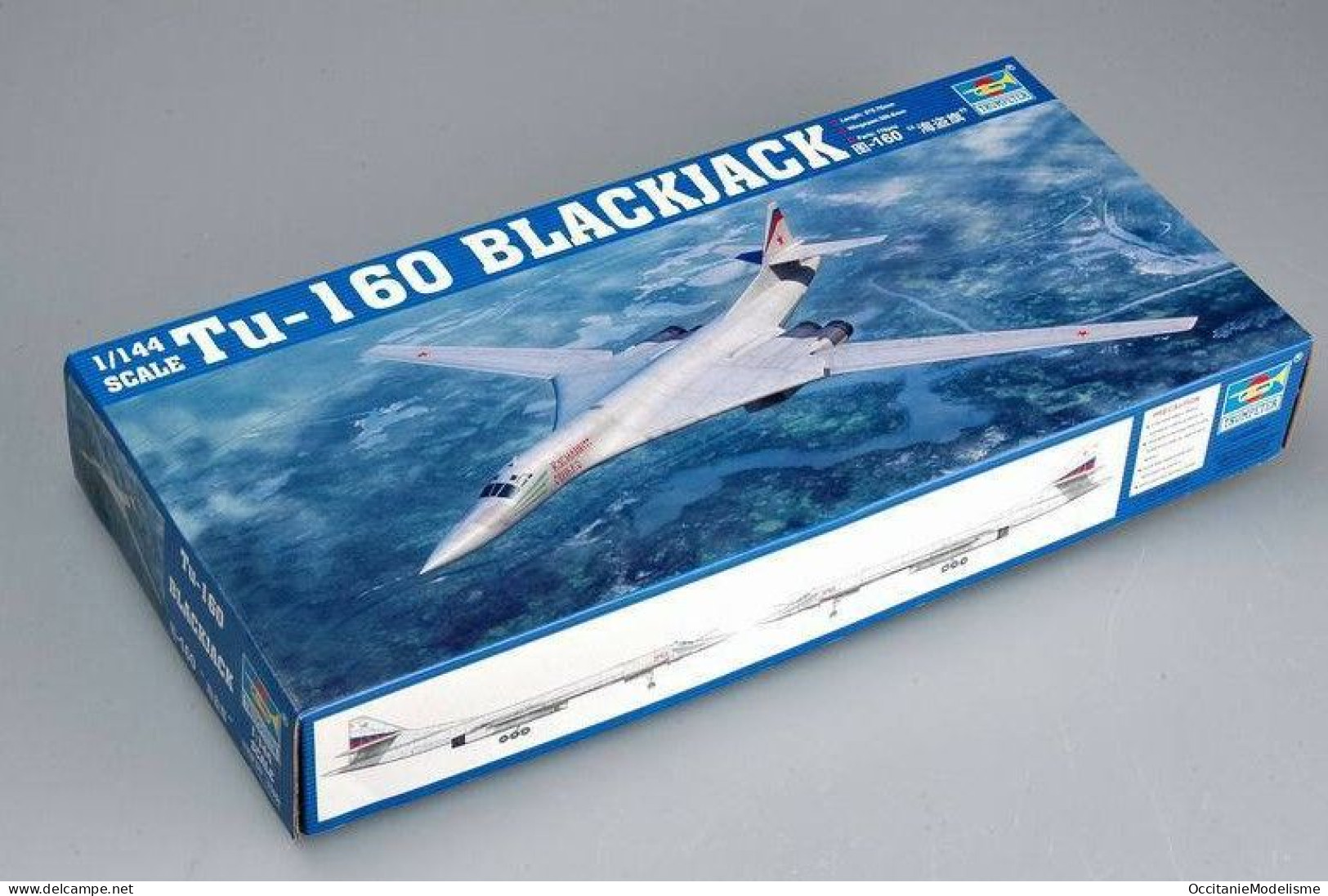 Trumpeter - TUPOLEV Tu-160 BLACKJACK Maquette Avion Kit Plastique Réf. 03906 Neuf NBO 1/144 - Vliegtuigen