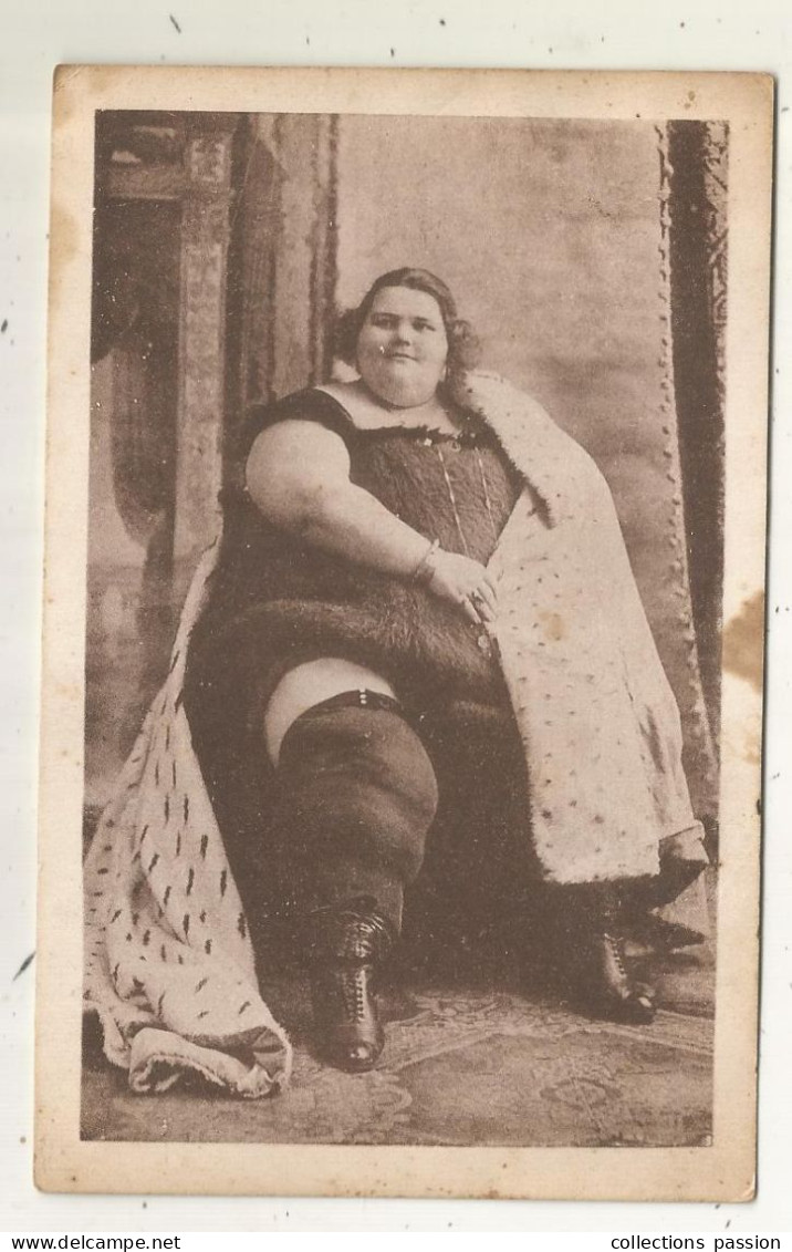 JC, Cp , Spectacle, Cirque, TERESINA, La Plus Grosse Femme Du Monde , 265 Kgs, Vierge - Circo