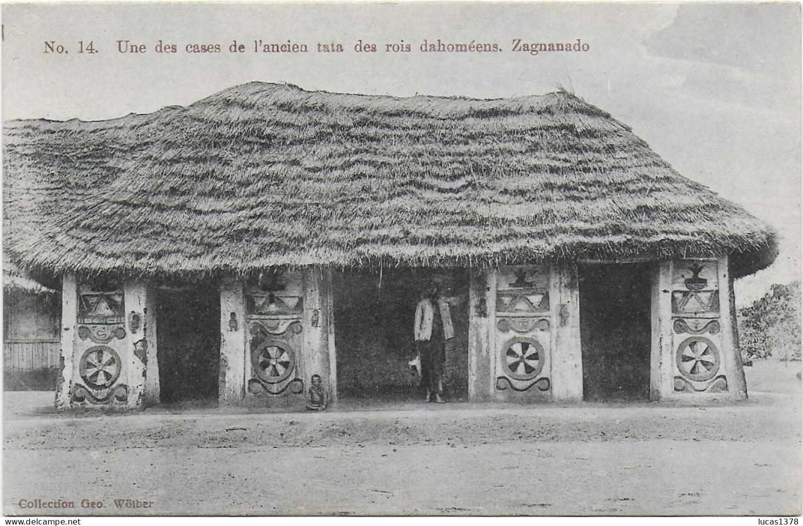DAHOMEY / UNE DES CASES DE L ANCIEN TATA DES ROIS DAHOMEENS / ZAGNANADO / - Dahomey