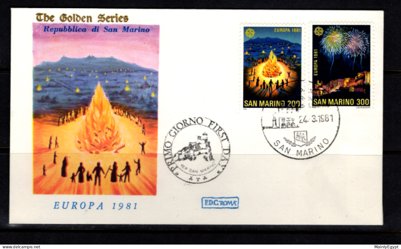 SAN MARINO - 1980  FDC - Mi.1225-6 Europe, CEPT  (BB022) - Briefe U. Dokumente