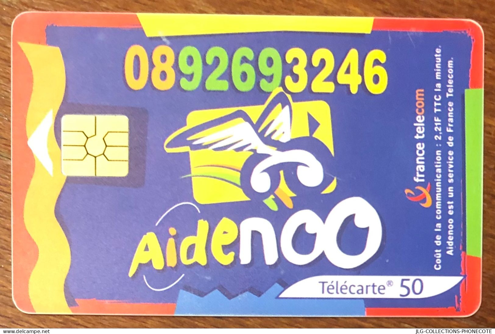 AIDENOO TELECARTE REF PHONECOTE F1129 TELEFONKARTE SCHEDA TARJETA PHONECARD PREPAID PREPAYÉE CALLING CARD - 2001