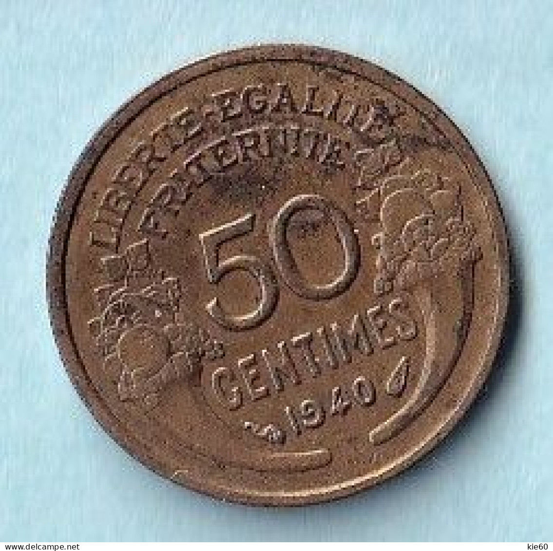 France - 1940  - 50 C .. KM894 - 50 Centimes