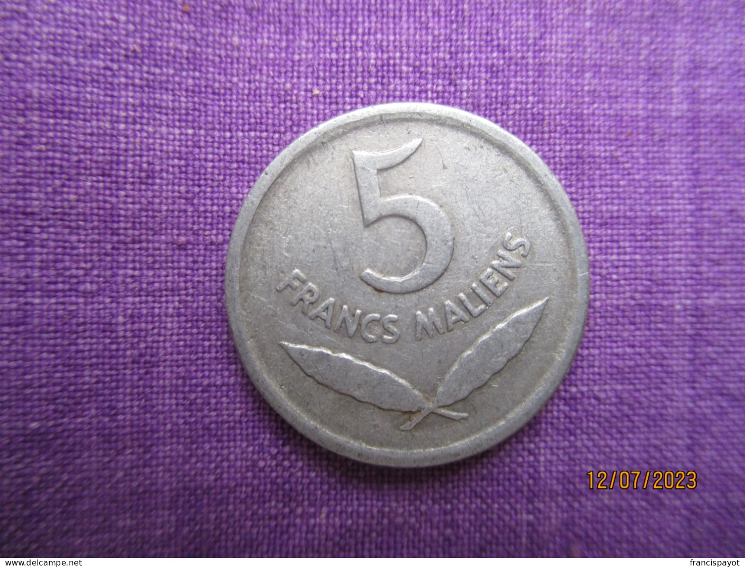 Mali: 5 Francs 1961 - Mali (1962-1984)