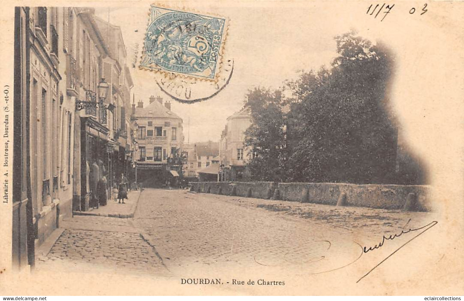 Dourdan        91         Rue  De Chartres . Molle    -  2  -     (voir Scan) - Dourdan