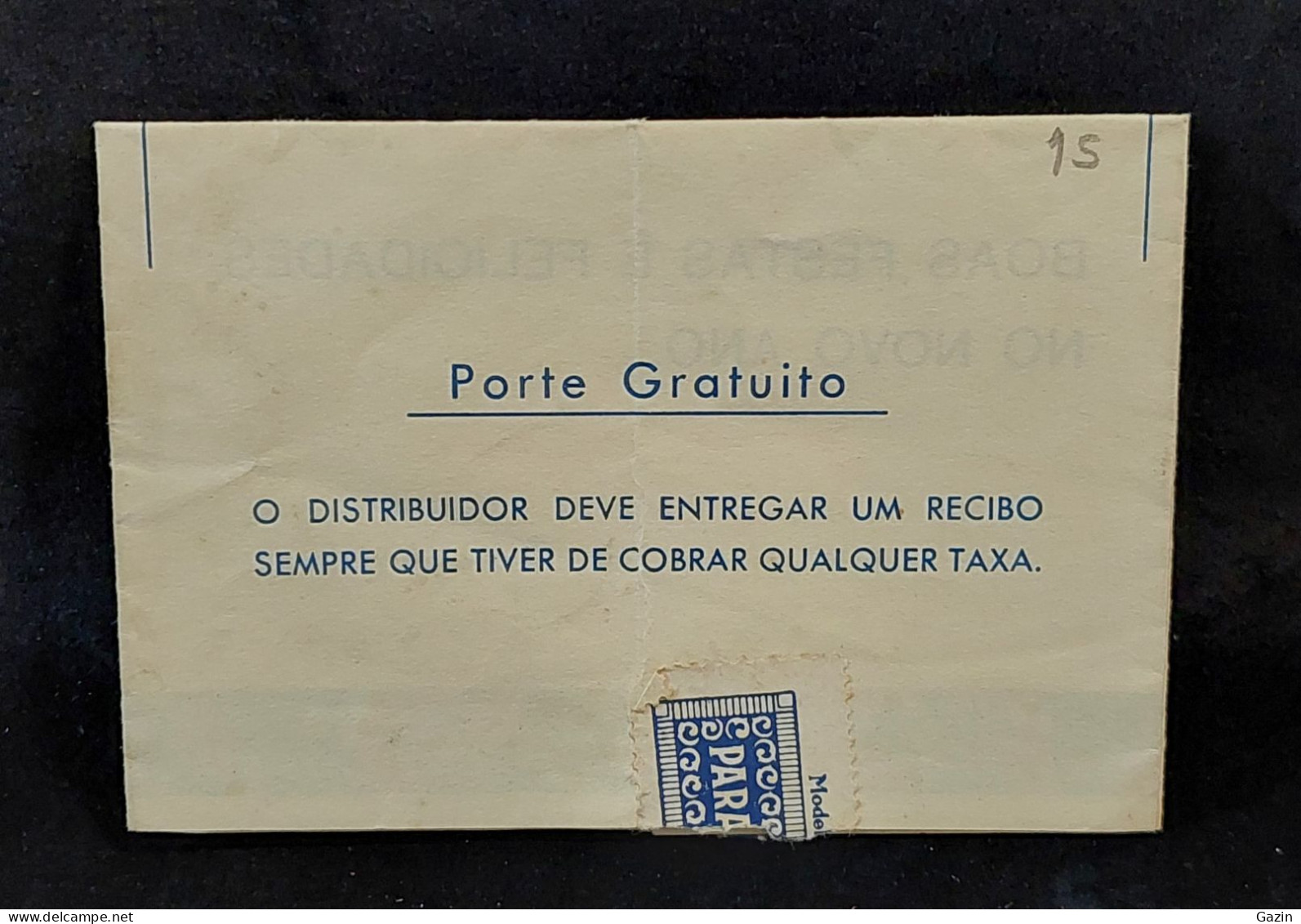 C5/9 - Telegrama * Telegraph * CTT - BF1 * Natal * Carimbo Porto * Portugal - Lettres & Documents