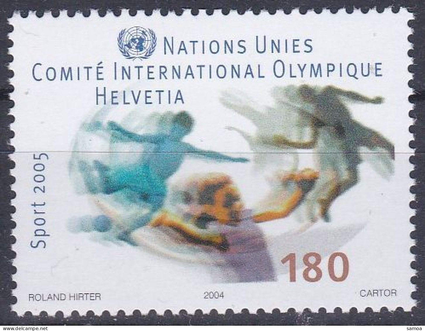 Nations Unies Genève 2004 519 ** Sport Éducation Physique - Unused Stamps