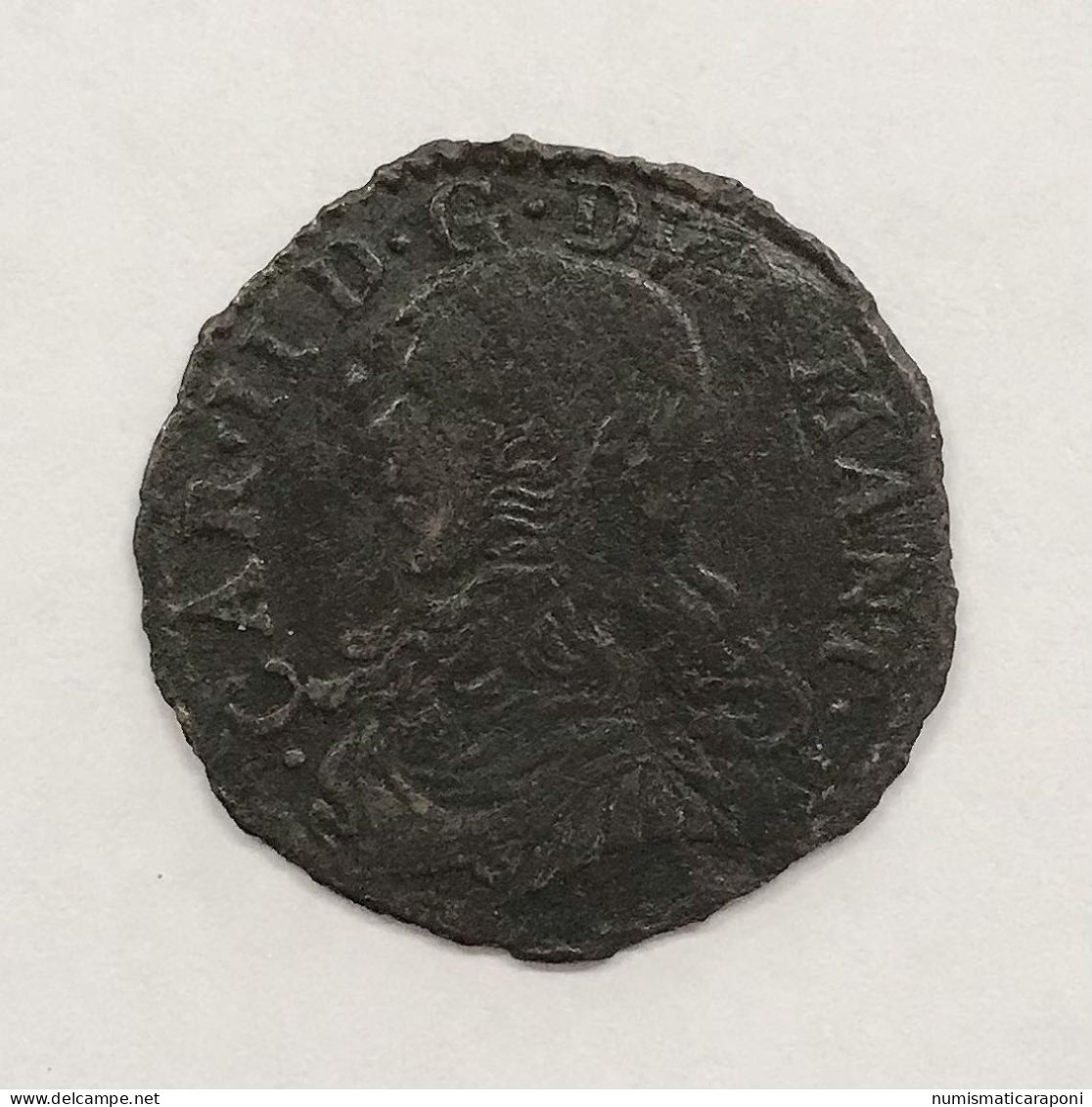 Mantova Carlo II Di Gonzaga-Nevers 1647-1665 Soldo 1661 Q.bb E.977 - Emilie
