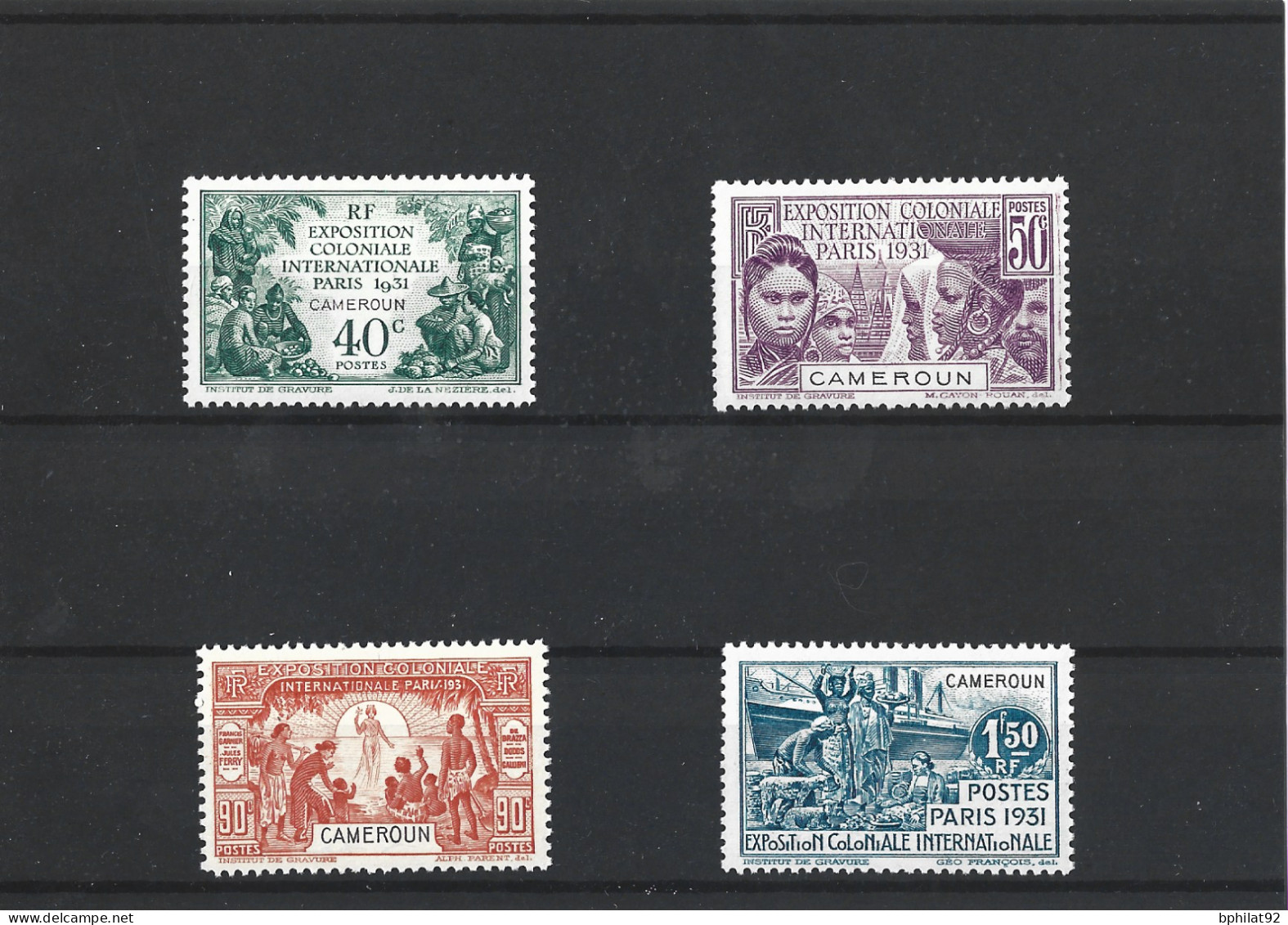 !!! CAMEROUN, SÉRIE N°149/152, SÉRIE EXPOSITION COLONIALE INTERNATIONALE PARIS 1931, NEUFS* - Unused Stamps