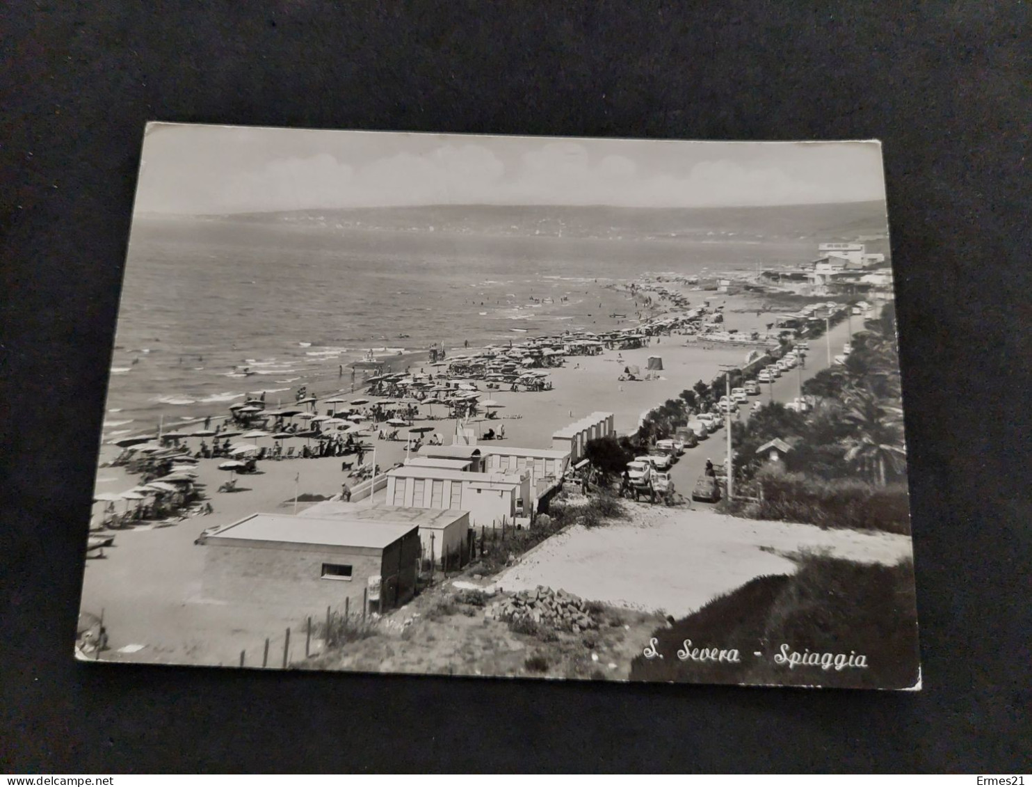 Cartolina 1963. S. Severa. Spiaggia. Panorama.   Condizioni Eccellenti. Viaggiata. - Mehransichten, Panoramakarten