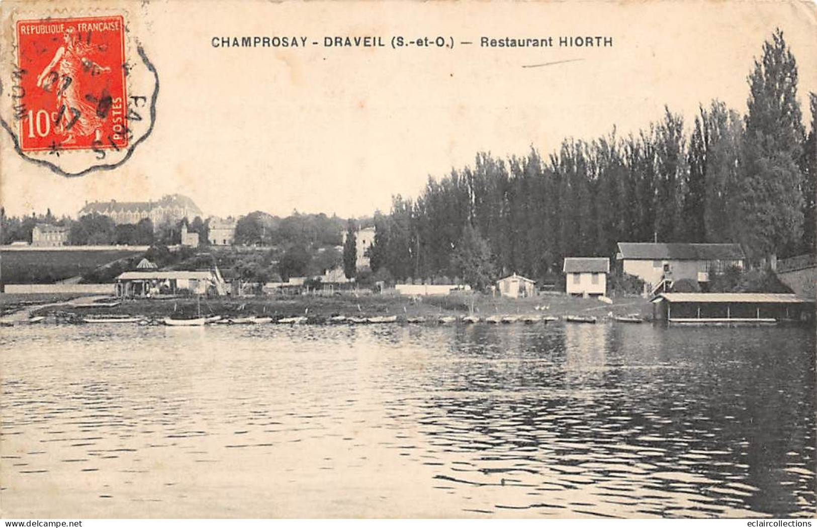 Draveil           91        Champrosay .  Restaurant Hiorth      (voir Scan) - Draveil