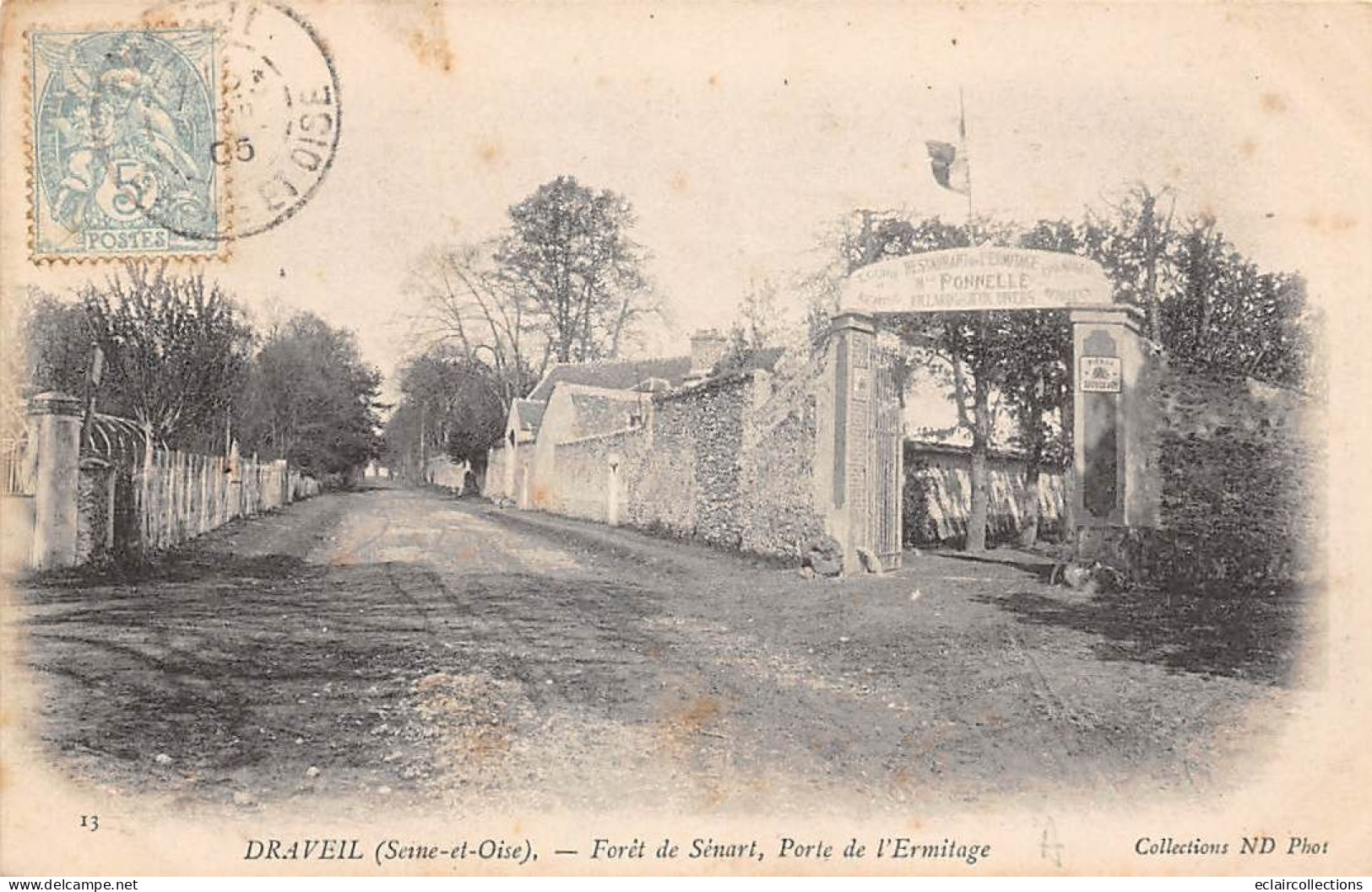 Draveil           91        Forêt De Sénard  Ermitae  Porte D'entrée           (voir Scan) - Draveil