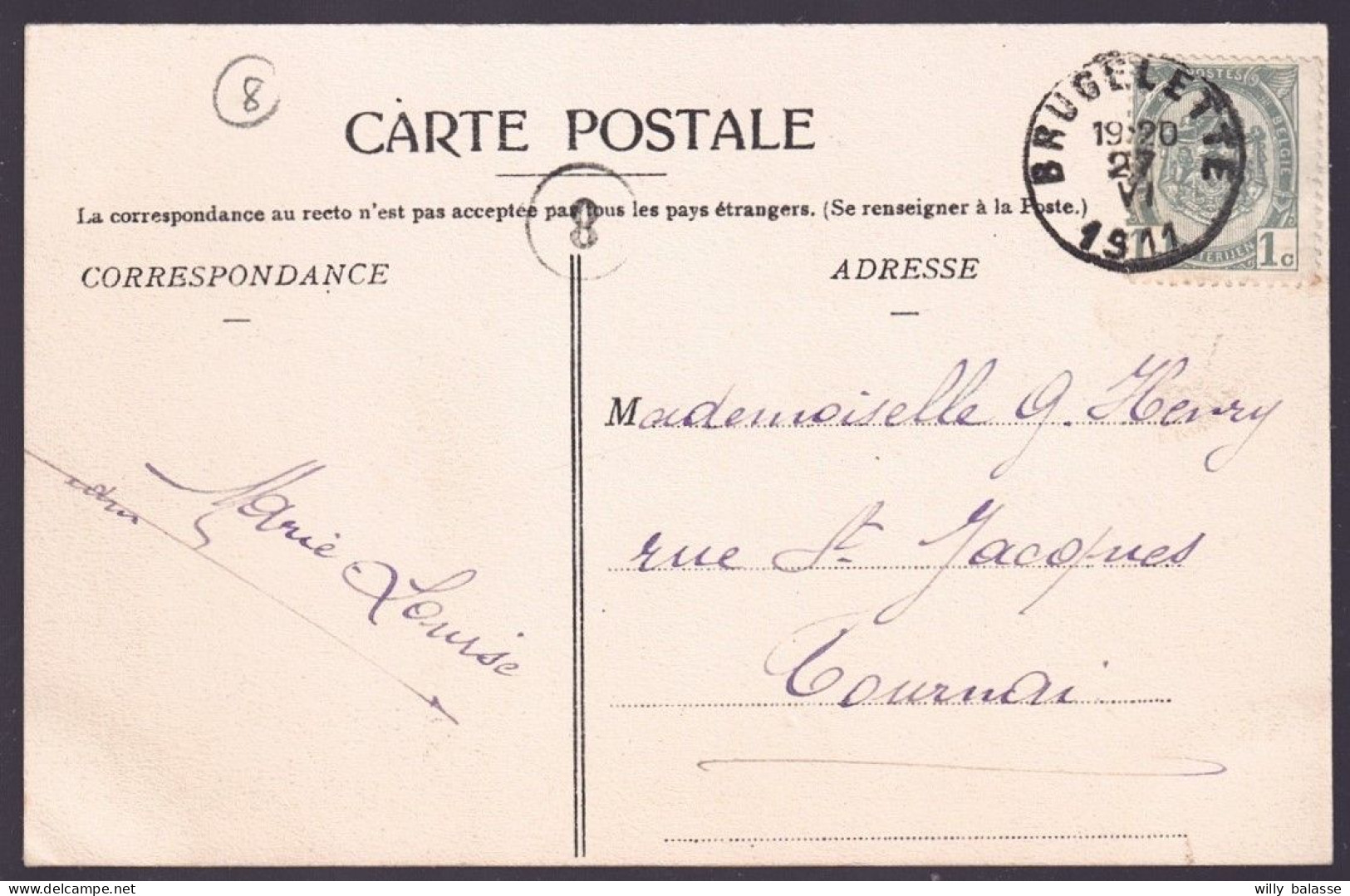 +++ CPA - BAUFFE - Lens - Pensionnat St Joseph - Chapelle De St Antoine  // - Lens