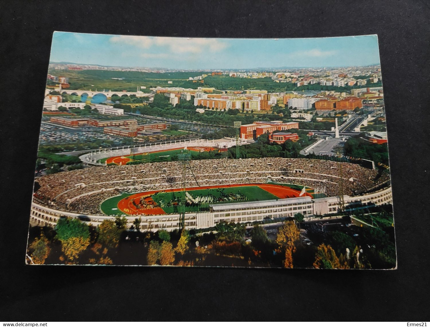 Cartolina 1964. Roma. Stadio Olimpico .  Condizioni Eccellenti. Viaggiata. . - Stades & Structures Sportives