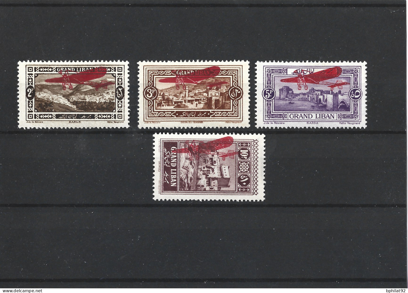 !!! GRAND LIBAN PA N°13/16 NEUFS* - Airmail