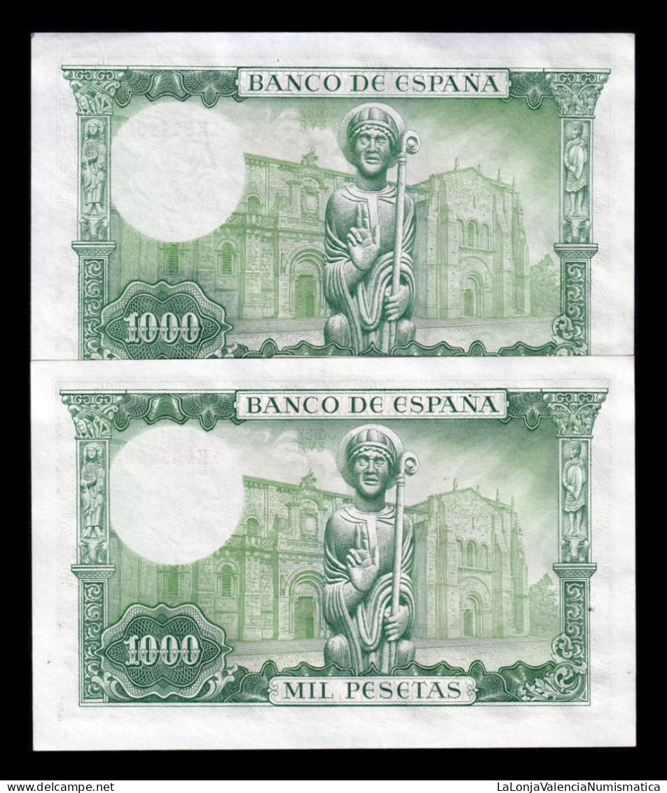 España Spain Pareja 1000 Pesetas San Isidoro 1965 Pick 151 Serie 1K Ebc/Sc- Xf/aUnc - 1000 Peseten