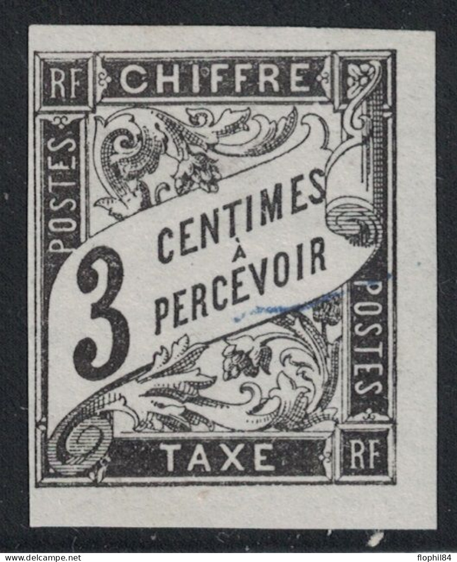 COLONIES GENERALES - TAXE - N°3 - NEUF SANS GOMME - COTE 5€ . - Postage Due