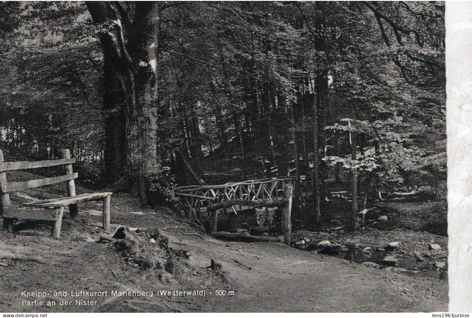 Kneipp - Und Luftkurort Marienberg ( Westerwald ) 500 M , Partie An Der Nister - Bad Marienberg