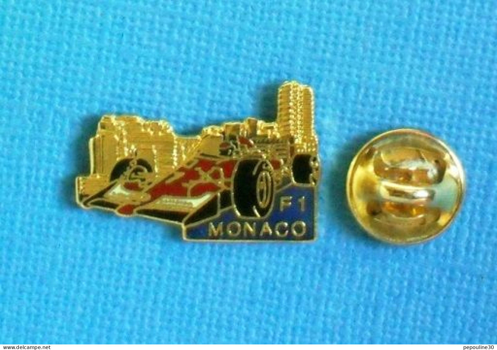 1 PIN'S //   ** FERRARI F1 / GRAND PRIX DE MONACO ** - Ferrari