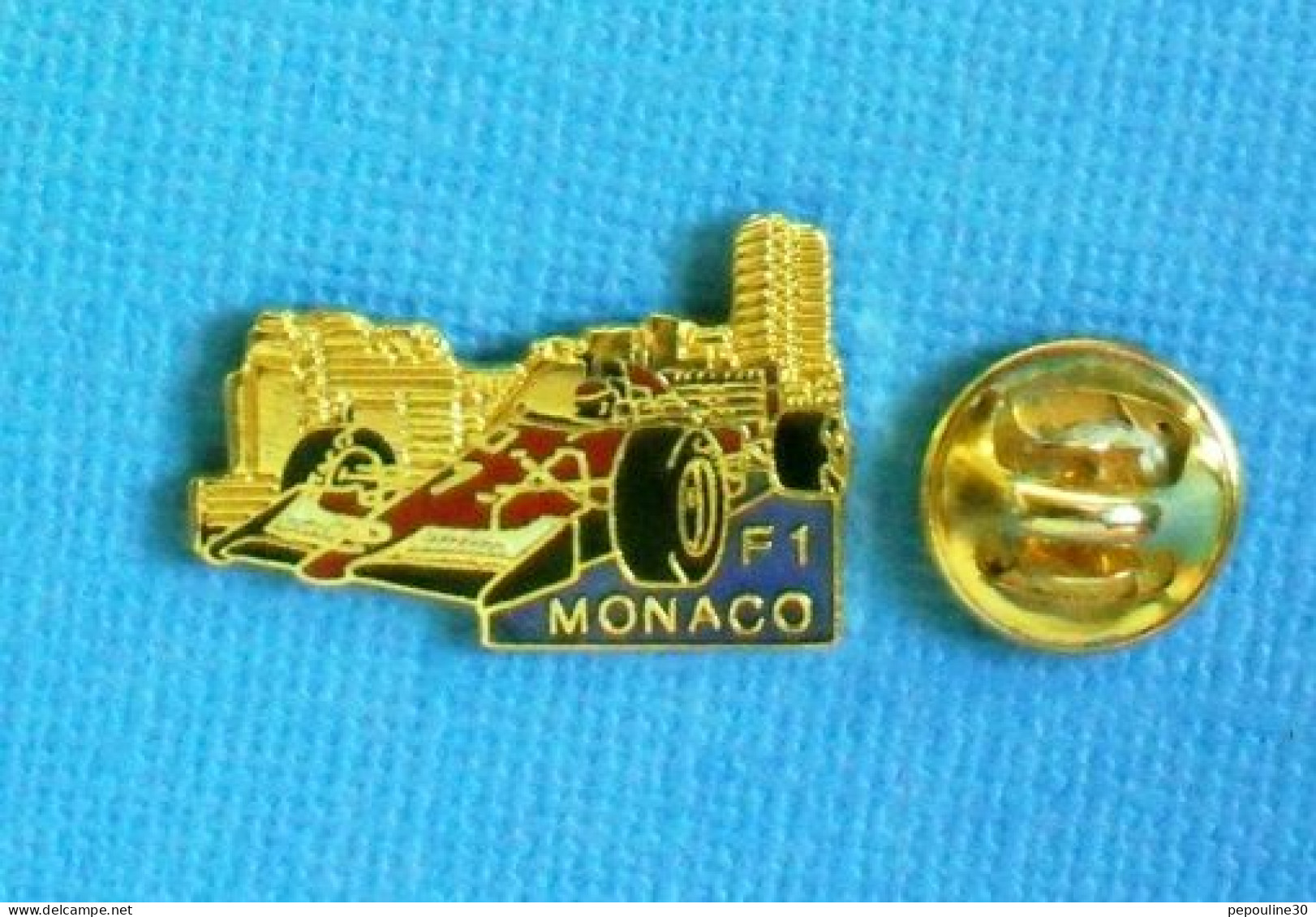 1 PIN'S //   ** FERRARI F1 / GRAND PRIX DE MONACO ** - Ferrari