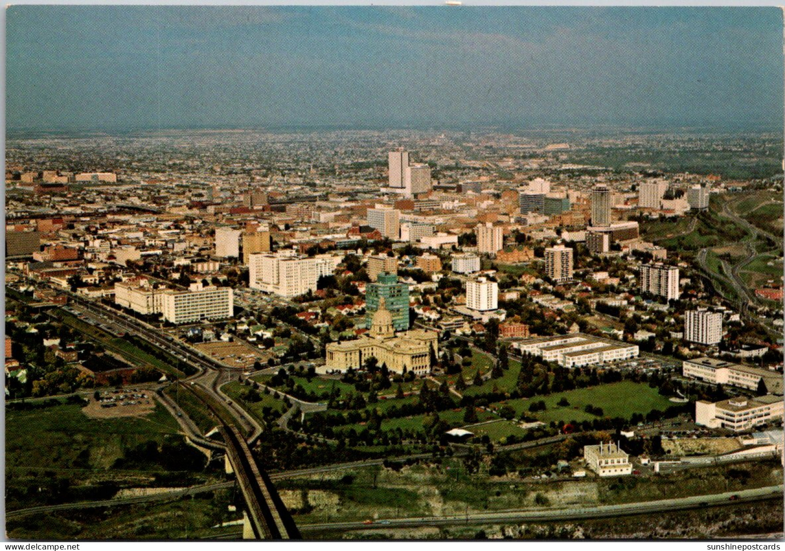 Canada Edmonton Aerial Panoramic View - Edmonton