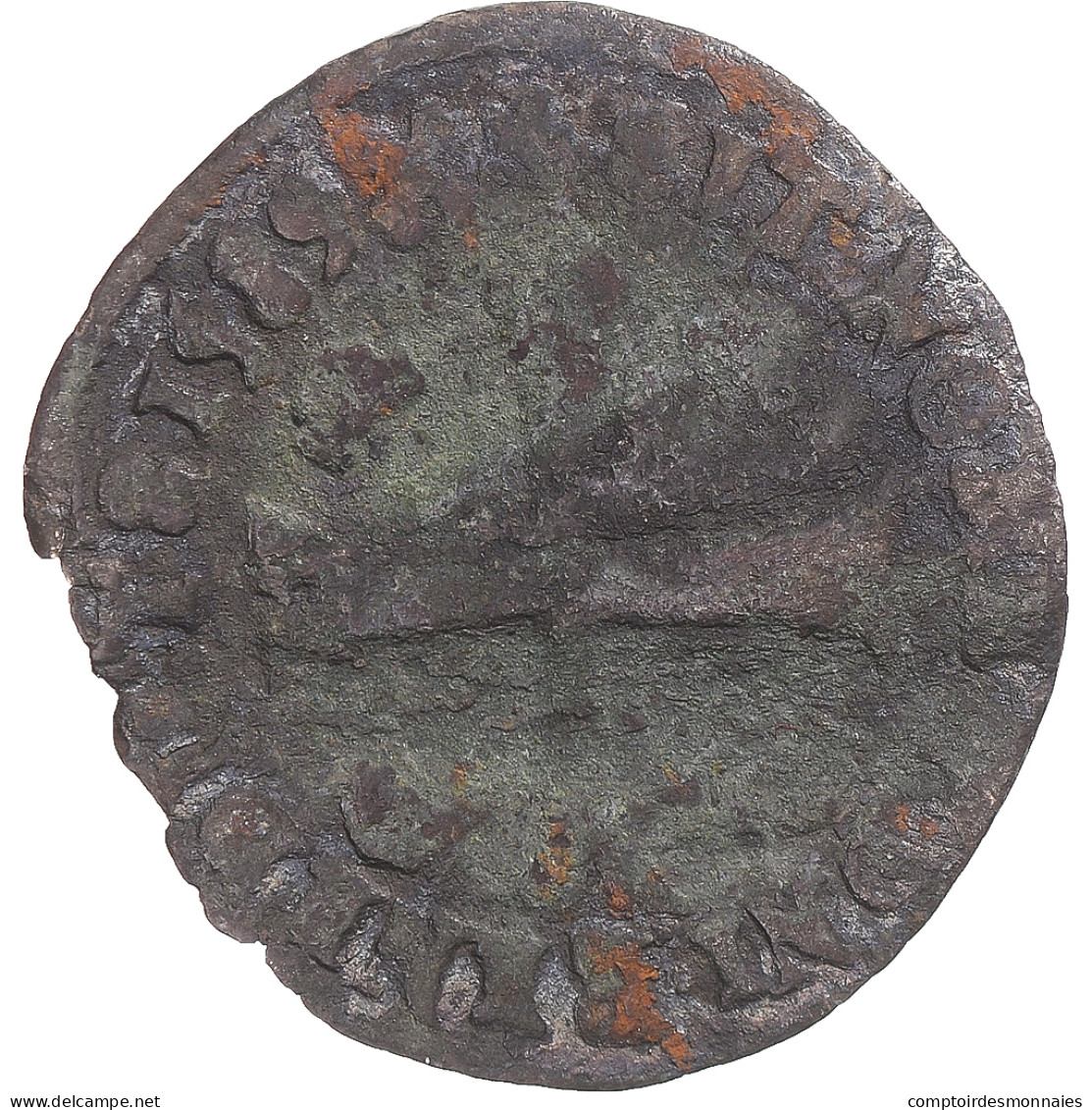 Monnaie, France, Henri III, Douzain Aux Deux H, 1589, Toulouse, TB, Billon - 1574-1589 Heinrich III.