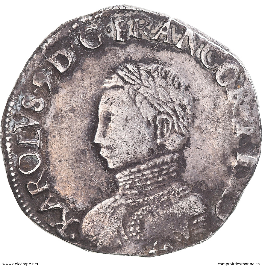 Monnaie, France, Charles IX, Teston Au Deux K Couronnés, 1563, Bayonne, TB+ - 1560-1574 Karel I