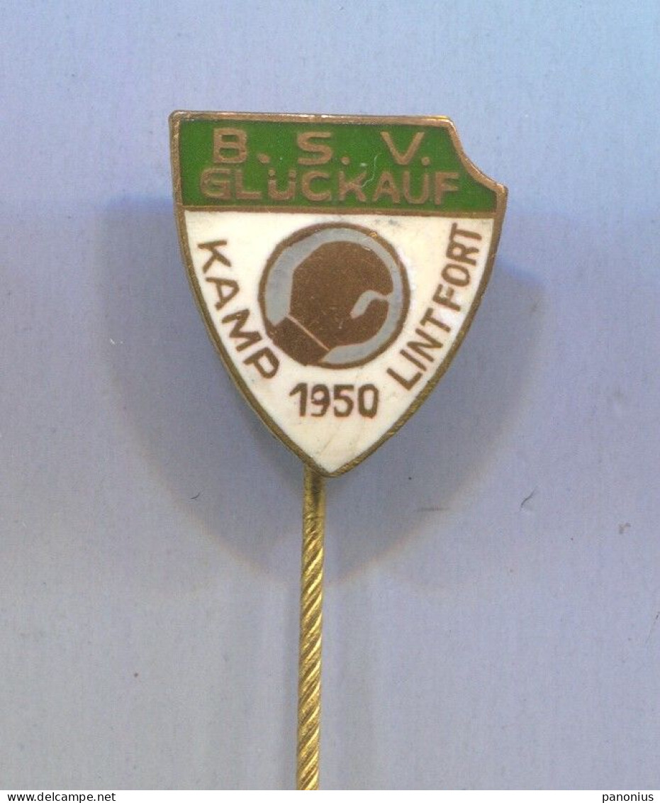 Boxing Box Boxen Pugilato - Club BSV Gluckauf  Kamp - Lintfort  Germany, Vintage Pin  Badge  Abzeichen, Enamel - Boxe