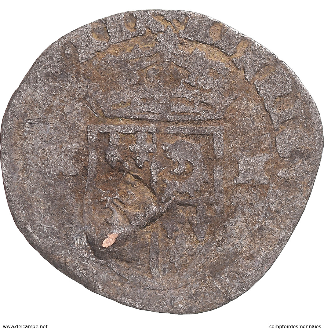Monnaie, France, Henri IV, Douzain Du Dauphiné Aux 2 H, 1596, Grenoble, TB - 1589-1610 Henri IV Le Vert-Galant