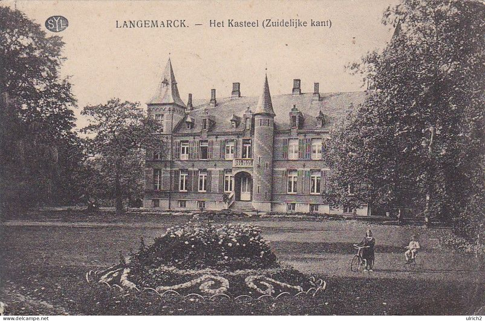 AK Langemarck - Het Kasteel - Feldpost Pion.-Komp. 245 123. Inf.-Div. - 1916 (64773) - Langemark-Poelkapelle