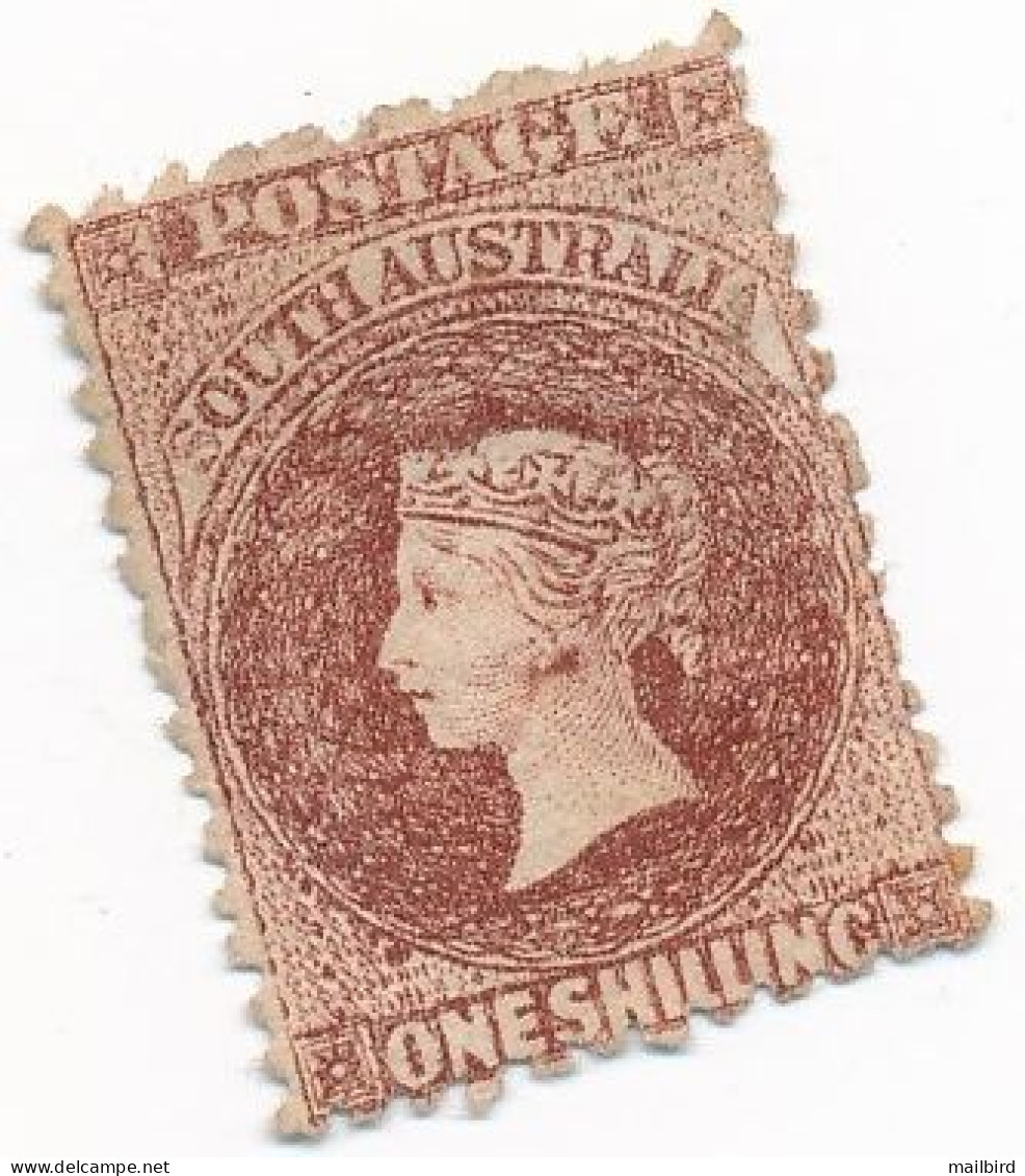 Australia South Australia - 1869 - One Shilling Brown Sideface - Used / Obl - Oblitérés