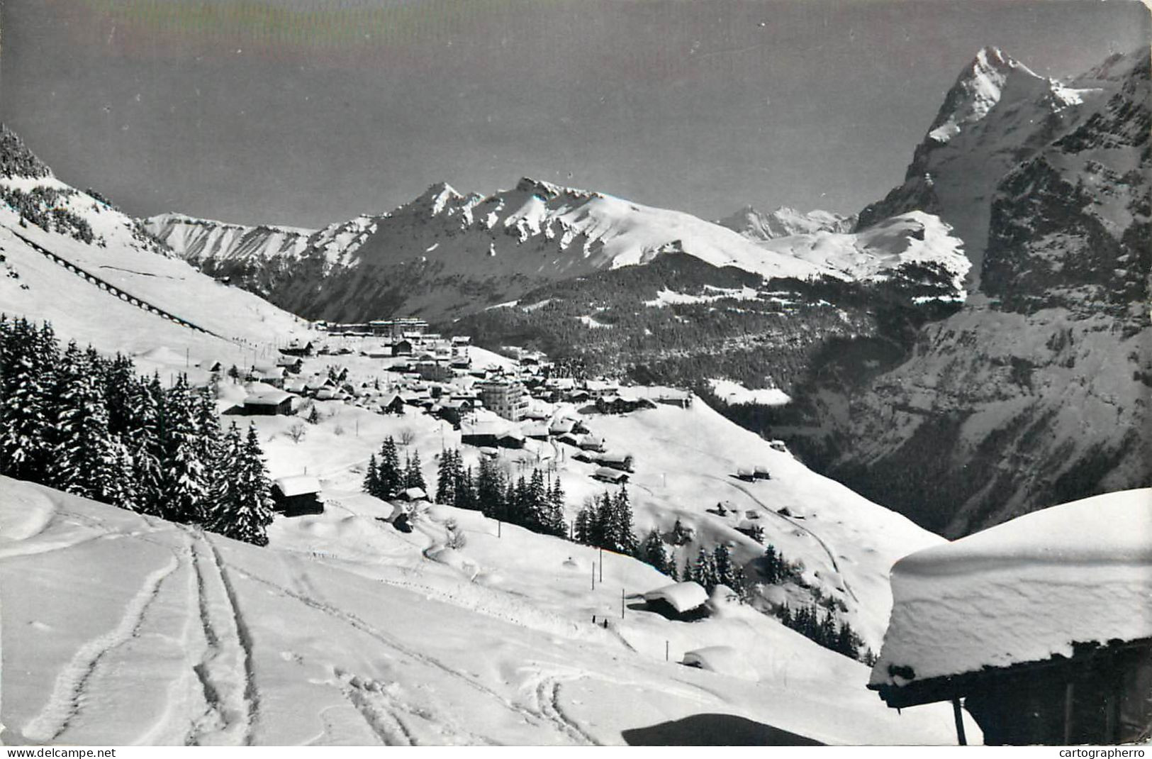 Switzerland Murren Lauberhorn 1966 - Horn