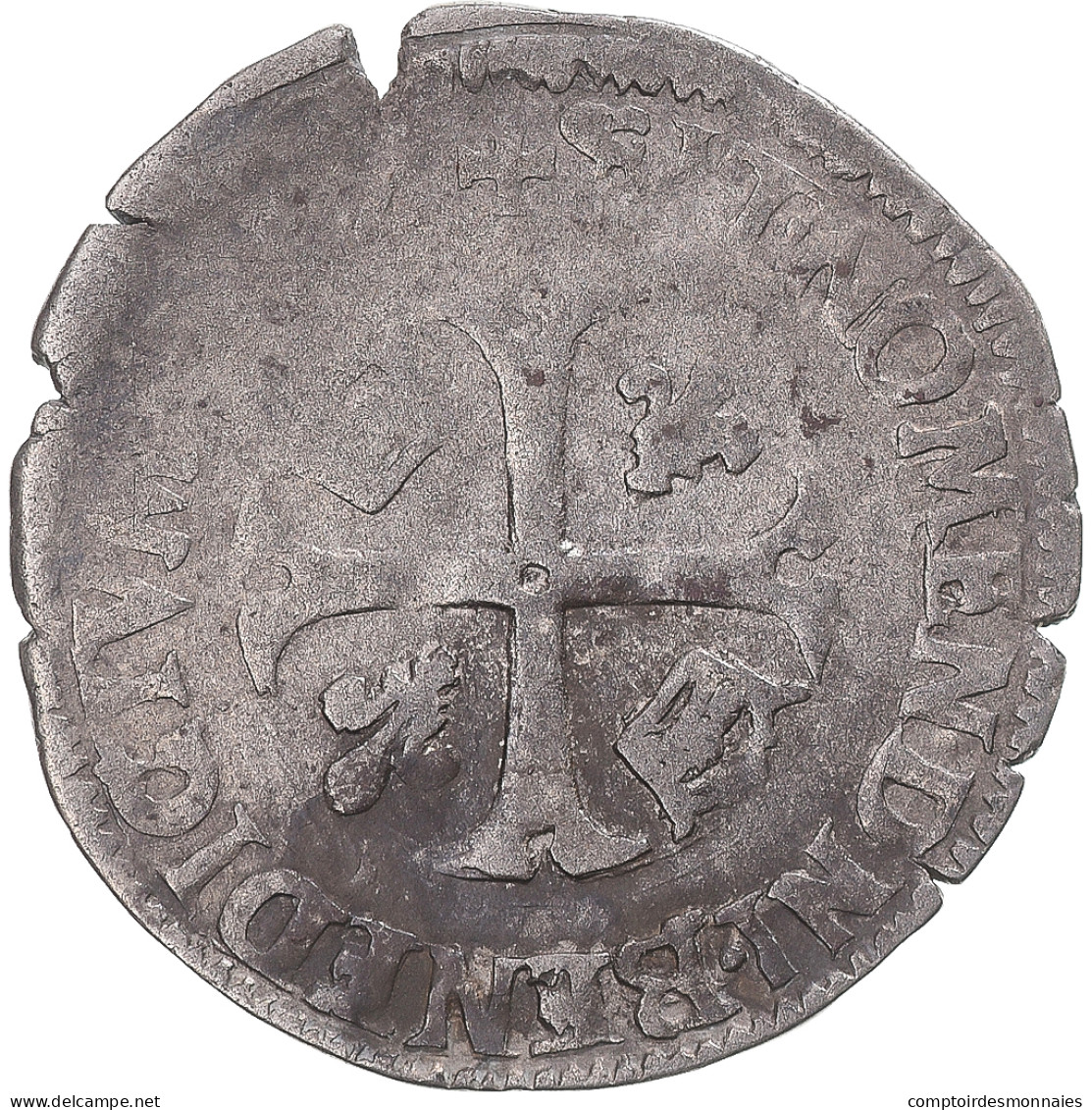 Monnaie, France, Henri IV, Douzain Aux 2 H Couronnés, Date Incertaine - 1589-1610 Heinrich IV.
