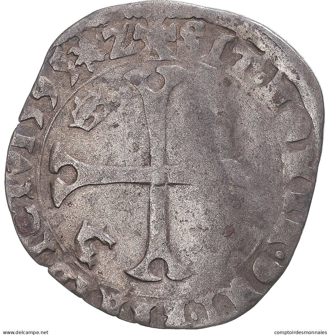 Monnaie, France, Henri IV, Douzain Du Dauphiné Aux 2 H, 1595, Grenoble, TTB - 1589-1610 Henri IV Le Vert-Galant