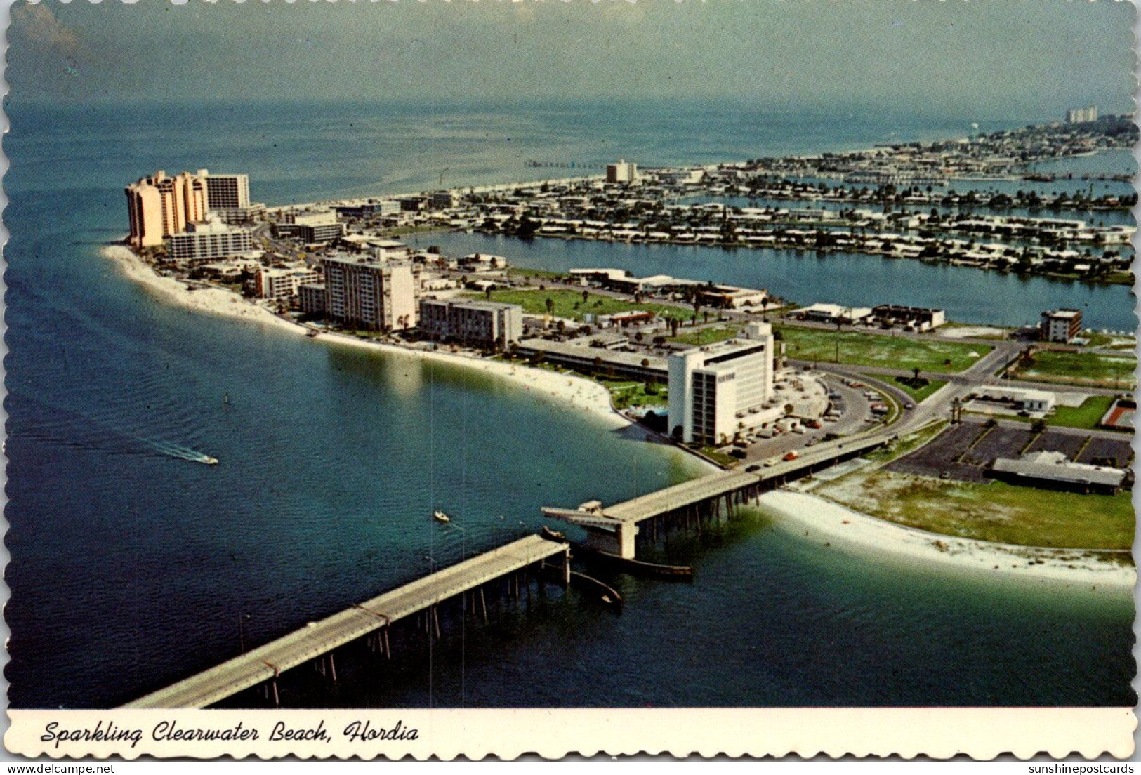 Florida Clearwater Beach Aerial View - Clearwater